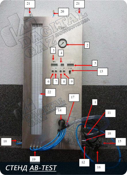 Dagitalgaz - Стенд ABtest для проверки газовых форсунок ГБО 